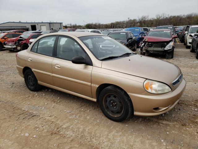 KNADC123626127208 - 2002 KIA RIO GOLD photo 4