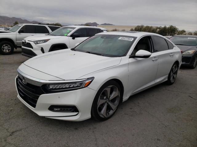 1HGCV2F91KA028484 - 2019 HONDA ACCORD TOURING WHITE photo 1