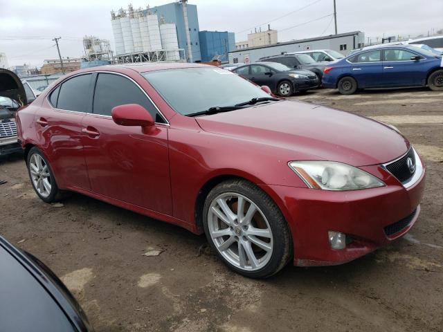 JTHBE262472007853 - 2007 LEXUS IS 350 RED photo 4