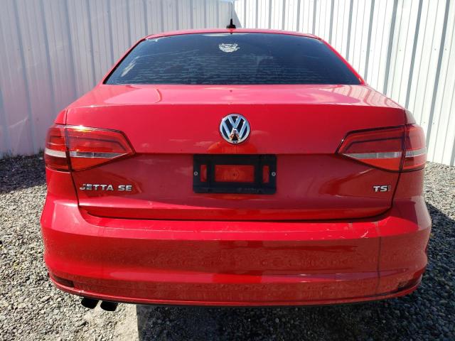 3VWD17AJ8FM355791 - 2015 VOLKSWAGEN JETTA SE RED photo 6