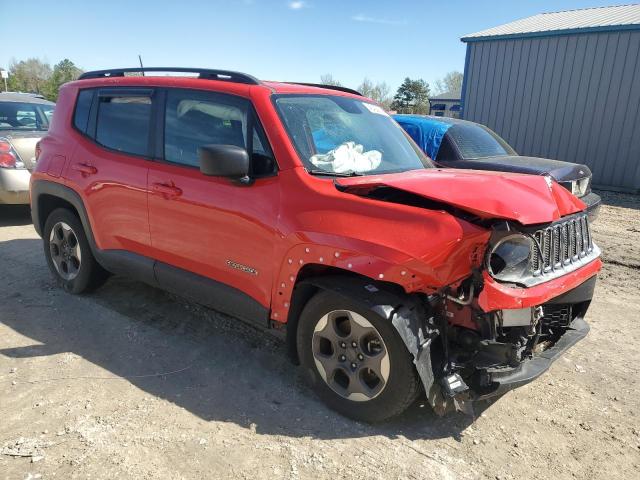 ZACCJAAB5JPG70039 - 2018 JEEP RENEGADE SPORT RED photo 4