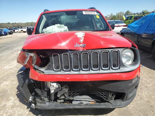 ZACCJAAB5JPG70039 - 2018 JEEP RENEGADE SPORT RED photo 5