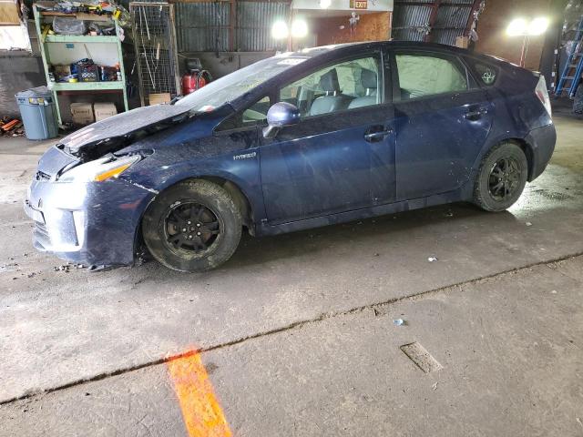 JTDKN3DU0F1886350 - 2015 TOYOTA PRIUS BLUE photo 1