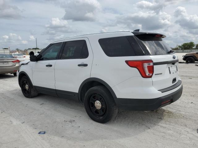 1FM5K8AR1KGB23419 - 2019 FORD EXPLORER POLICE INTERCEPTOR WHITE photo 2