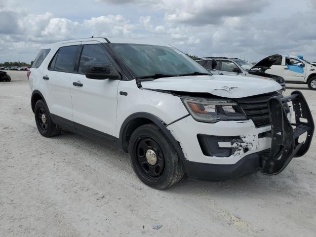 1FM5K8AR1KGB23419 - 2019 FORD EXPLORER POLICE INTERCEPTOR WHITE photo 4