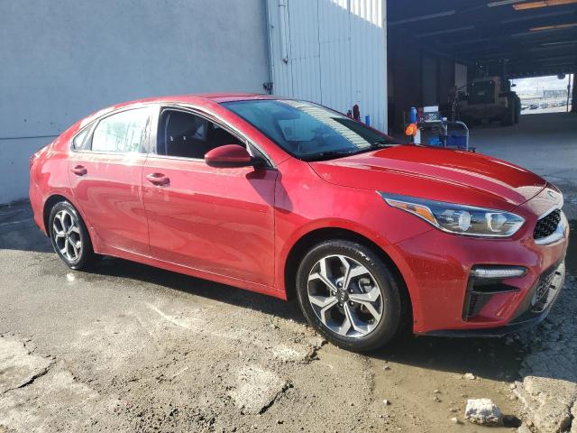 3KPF24AD5ME349861 - 2021 KIA FORTE FE RED photo 4