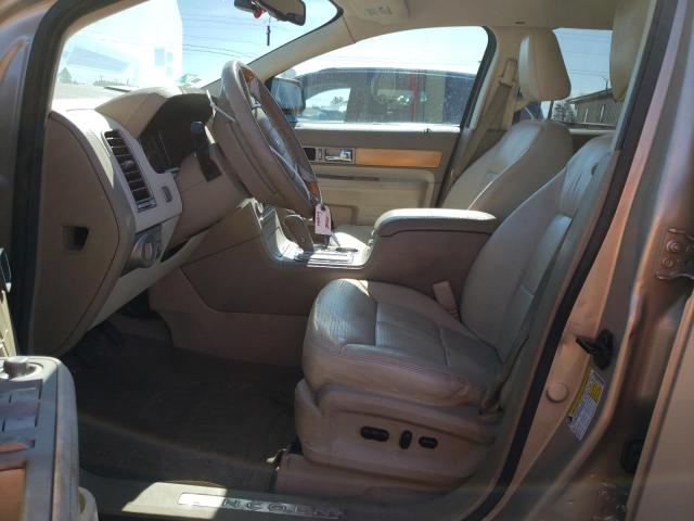 2LMDU88C77BJ22270 - 2007 LINCOLN MKX CREAM photo 7