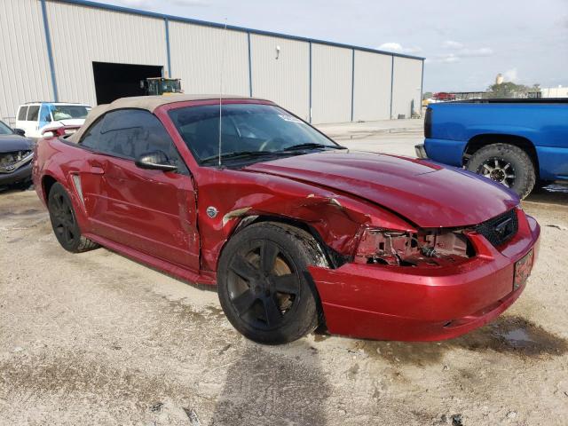 1FAFP44674F146755 - 2004 FORD MUSTANG RED photo 4