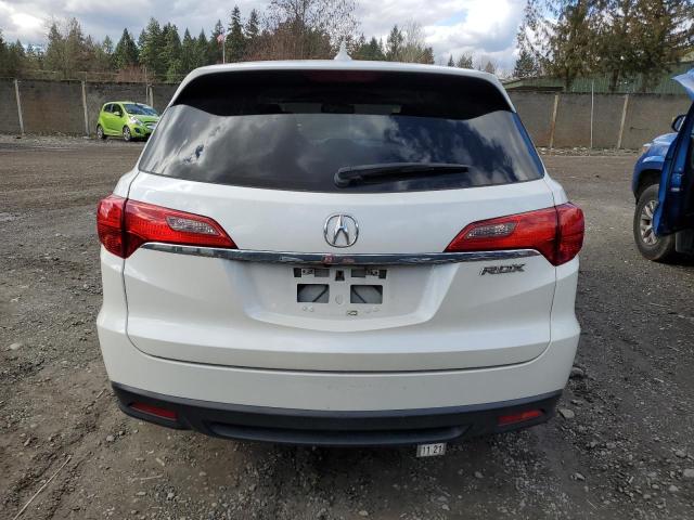 5J8TB3H33DL009353 - 2013 ACURA RDX WHITE photo 6