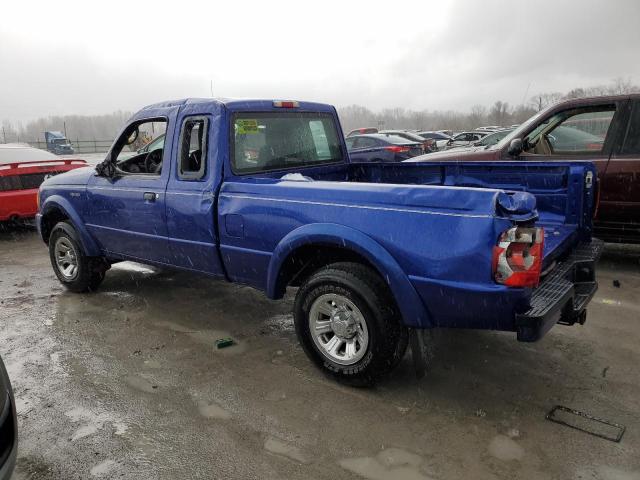 1FTYR44U15PB00328 - 2005 FORD RANGER SUPER CAB BLUE photo 2