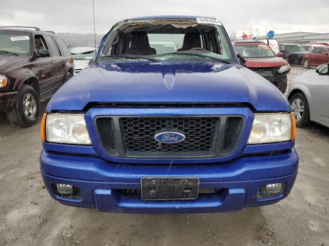 1FTYR44U15PB00328 - 2005 FORD RANGER SUPER CAB BLUE photo 5