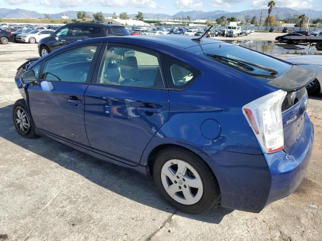 JTDKN3DUXA0079137 - 2010 TOYOTA PRIUS BLUE photo 2