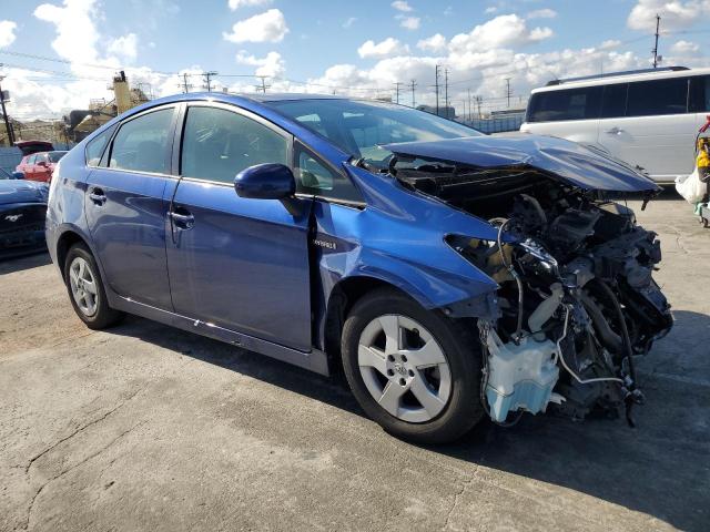 JTDKN3DUXA0079137 - 2010 TOYOTA PRIUS BLUE photo 4