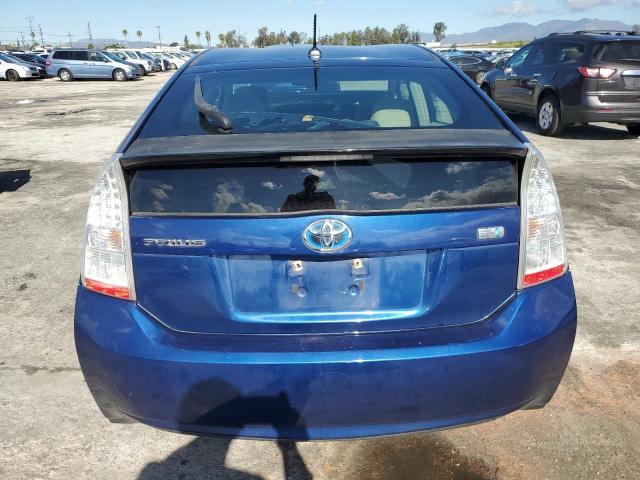 JTDKN3DUXA0079137 - 2010 TOYOTA PRIUS BLUE photo 6