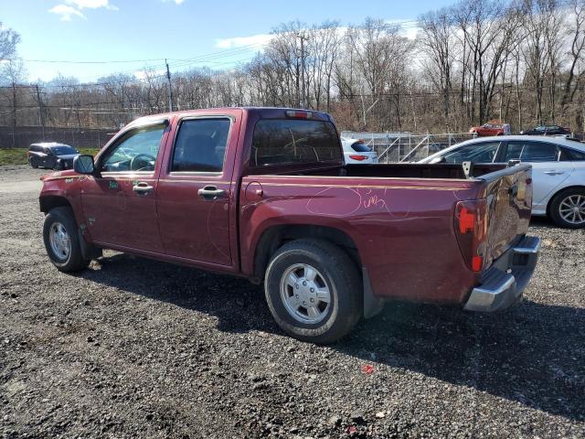 1GCCS139878167564 - 2007 CHEVROLET COLORADO MAROON photo 2