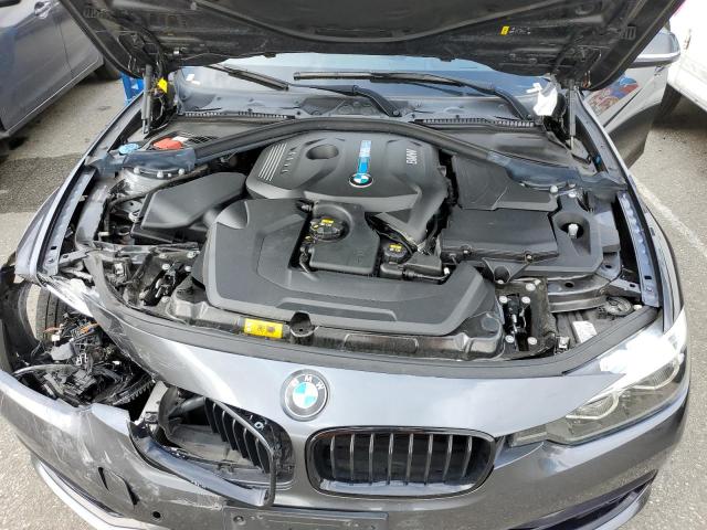 WBA8E1C53JA756870 - 2018 BMW 330E CHARCOAL photo 11