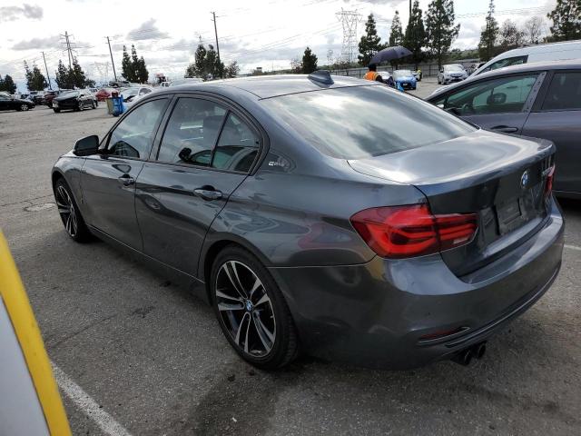 WBA8E1C53JA756870 - 2018 BMW 330E CHARCOAL photo 2