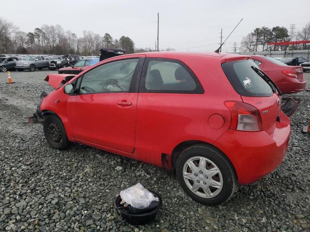 JTDJT903785183793 - 2008 TOYOTA YARIS RED photo 2