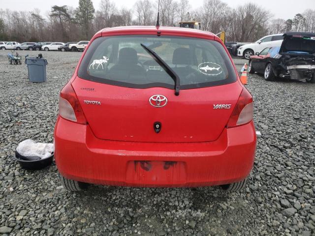 JTDJT903785183793 - 2008 TOYOTA YARIS RED photo 6