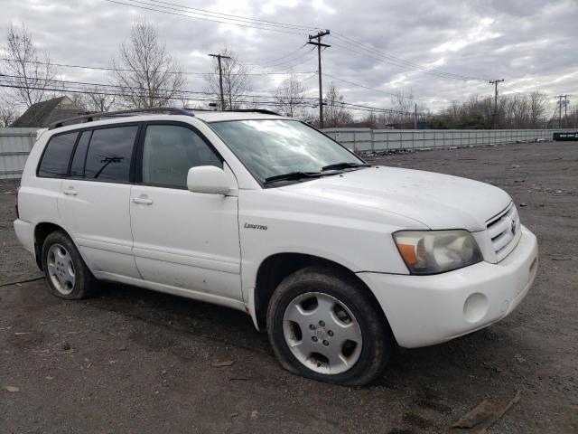 JTEEP21A960139665 - 2006 TOYOTA HIGHLANDER LIMITED WHITE photo 4