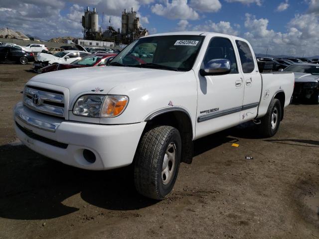 5TBRU34186S469741 - 2006 TOYOTA TUNDRA ACCESS CAB SR5 WHITE photo 1