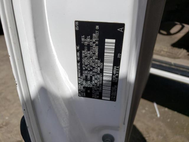 5TBRU34186S469741 - 2006 TOYOTA TUNDRA ACCESS CAB SR5 WHITE photo 12