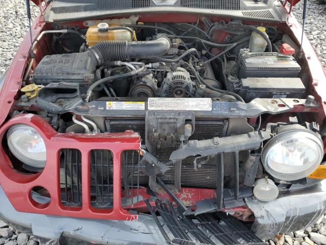 1J4GL48K66W176926 - 2006 JEEP LIBERTY SPORT RED photo 11