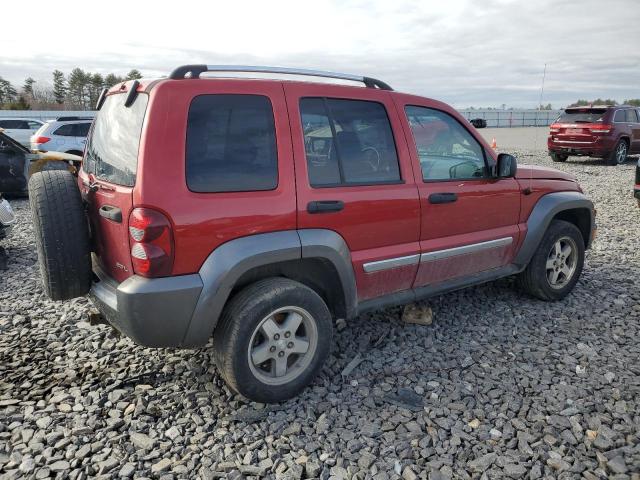 1J4GL48K66W176926 - 2006 JEEP LIBERTY SPORT RED photo 3