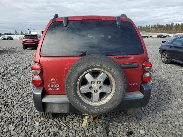 1J4GL48K66W176926 - 2006 JEEP LIBERTY SPORT RED photo 6