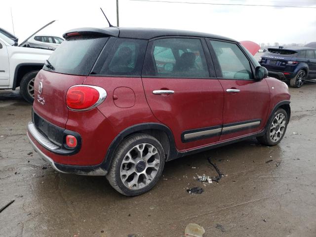 ZFBCFADHXFZ030924 - 2015 FIAT 500L TREKKING MAROON photo 3