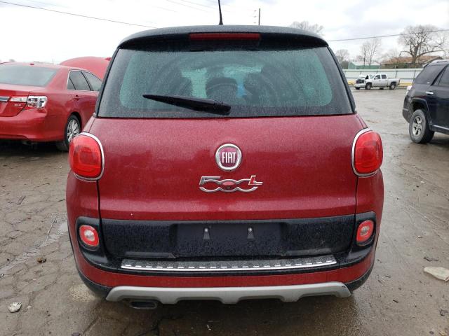 ZFBCFADHXFZ030924 - 2015 FIAT 500L TREKKING MAROON photo 6