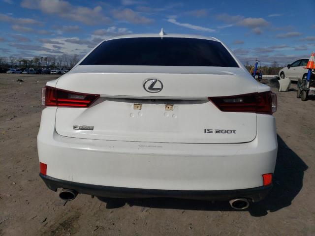 JTHBA1D20G5038606 - 2016 LEXUS IS 200T WHITE photo 6