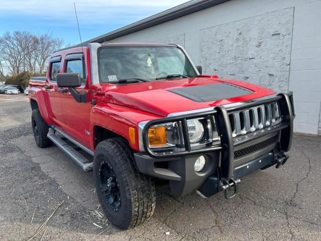 5GNEN13E898141093 - 2009 HUMMER H3T RED photo 4