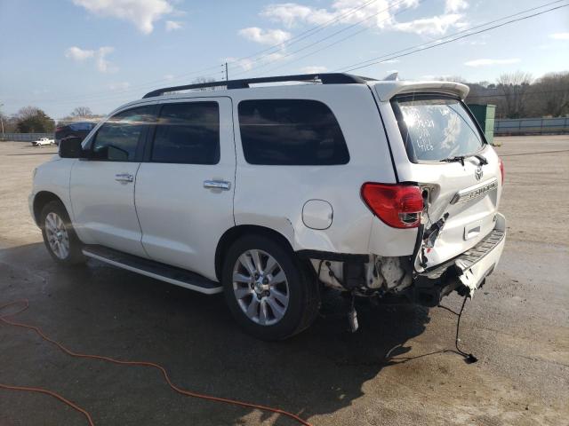 5TDYY5G17DS044166 - 2013 TOYOTA SEQUOIA PLATINUM WHITE photo 2