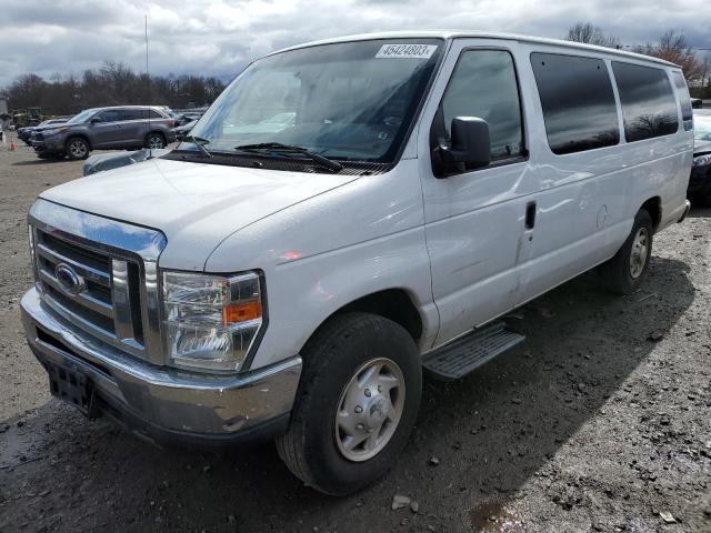 1FBSS3BL3DDA94664 - 2013 FORD ECONOLINE E350 SUPER DUTY WAGON WHITE photo 1