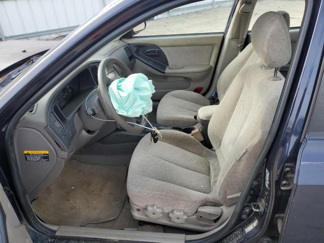 KMHDN46D76U285913 - 2006 HYUNDAI ELANTRA GLS BLUE photo 7