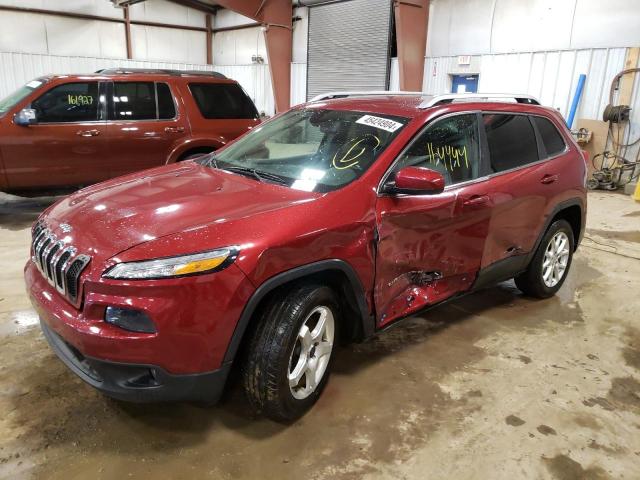 1C4PJLCB5EW171910 - 2014 JEEP CHEROKEE LATITUDE BURGUNDY photo 1