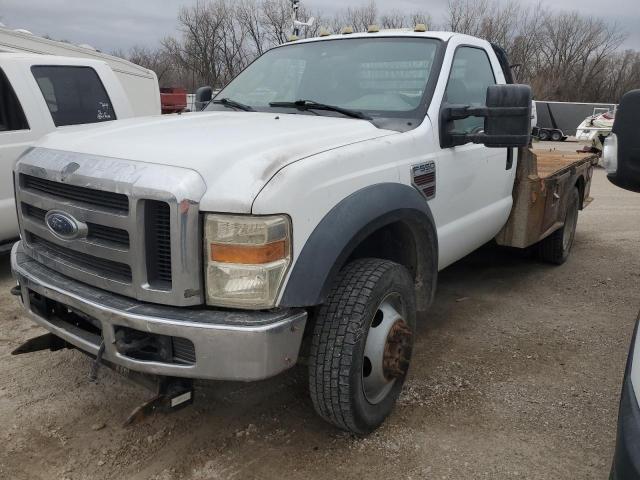 1FDAF57R28EA24525 - 2008 FORD F550 SUPER DUTY WHITE photo 1