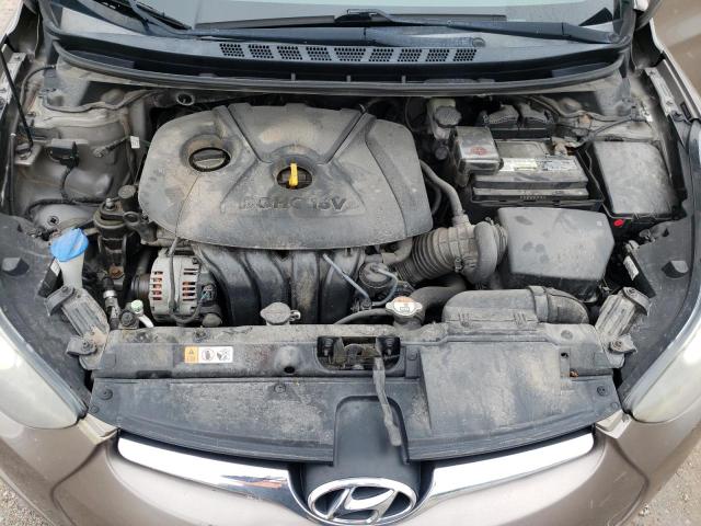 5NPDH4AE4EH522992 - 2014 HYUNDAI ELANTRA SE GOLD photo 11