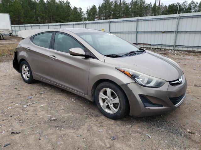 5NPDH4AE4EH522992 - 2014 HYUNDAI ELANTRA SE GOLD photo 4