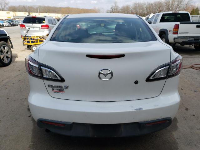 JM1BL1UF0B1377199 - 2011 MAZDA 3 I WHITE photo 6