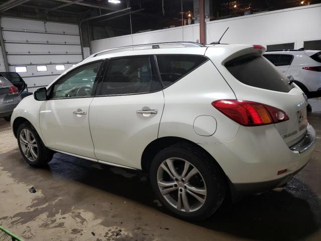 JN8AZ1MW9AW140002 - 2010 NISSAN MURANO S WHITE photo 2