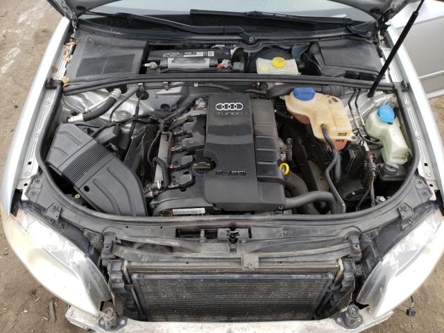 WAUDF78E48A093231 - 2008 AUDI A4 2.0T QUATTRO SILVER photo 11