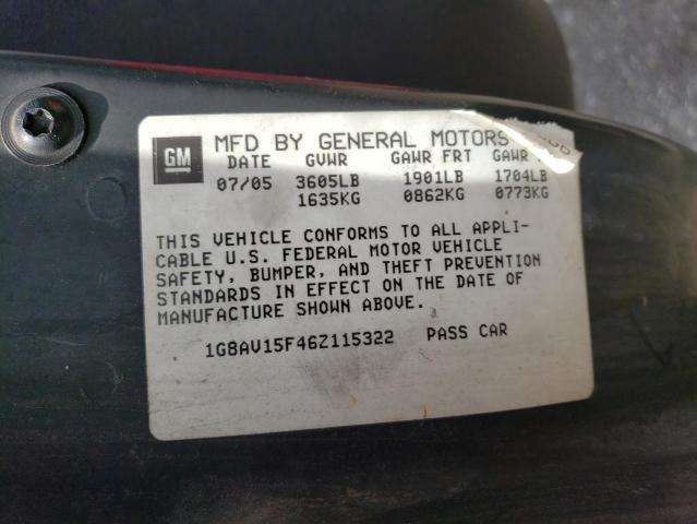 1G8AV15F46Z115322 - 2006 SATURN ION LEVEL 3 RED photo 13