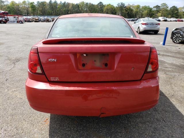 1G8AV15F46Z115322 - 2006 SATURN ION LEVEL 3 RED photo 6