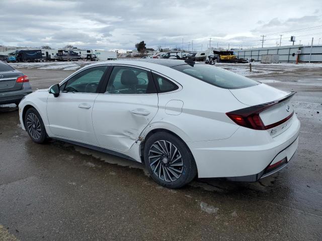 KMHL54JJ8MA026189 - 2021 HYUNDAI SONATA HYBRID WHITE photo 2