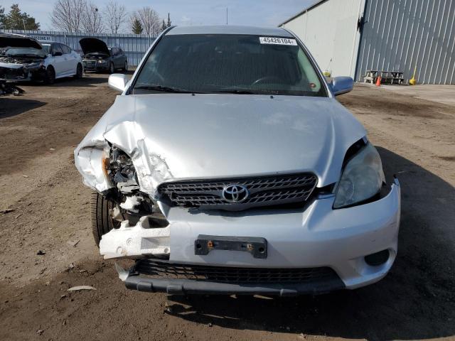 2T1KR32E16C556924 - 2006 TOYOTA COROLLA MA XR SILVER photo 5