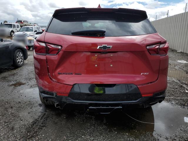 3GNKBJRS1KS613440 - 2019 CHEVROLET BLAZER RS BURGUNDY photo 6