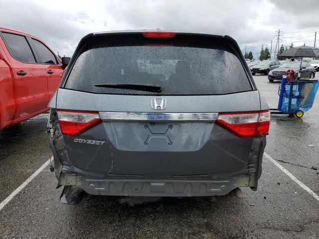 5FNRL5H69CB061583 - 2012 HONDA ODYSSEY EXL GRAY photo 6