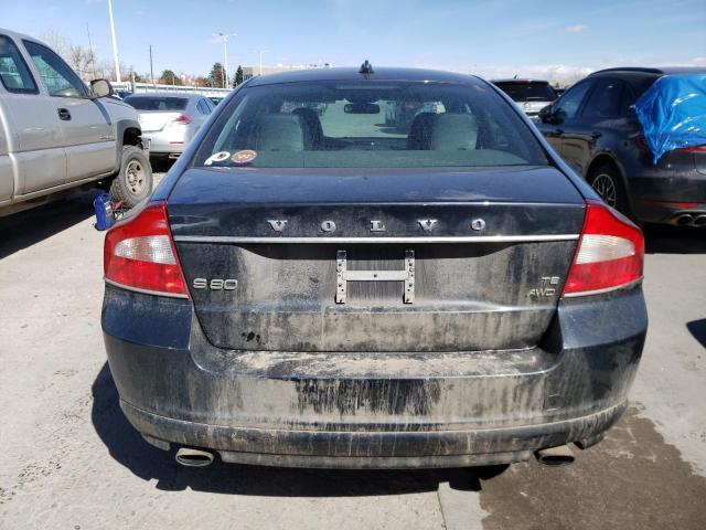 YV1992AH1A1119646 - 2010 VOLVO S80 T6 BLACK photo 6